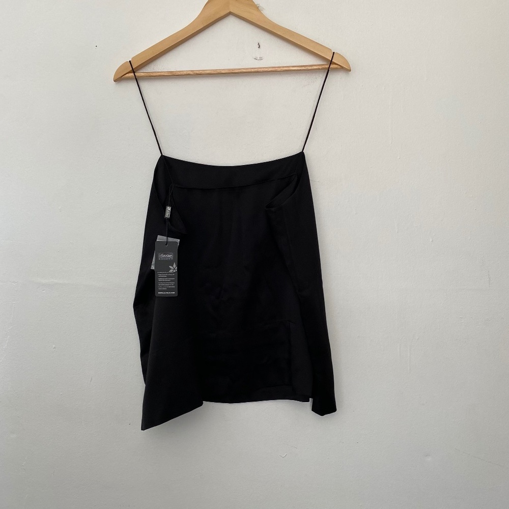 Black Spaghetti Strap Tank Top - Picture 2 of 3